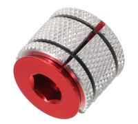 UPKOCH Bouchon à Vis D'expansion pour Jeu de Direction de Vélo Rouge, Extenseur de Potence Compatible VTT et Vélo de Route, Fixation Stable et Résistance Élevée, Accessoire Guidon