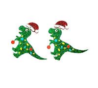 UPKOCH Boucles Oreilles de Noël Pendantes Pendentifs Dinosaure Créatifs Décorations Oreilles pour Fêtes
