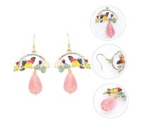 UPKOCH Boucles Oreilles Femme Pendantes Vintage Chinoises Style Ethnique Rétro Élégantes pour Fête et Usage Quotidien