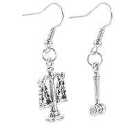 UPKOCH Boucles Oreilles Justice Pendantes Légères pour Avocats et Étudiants Droit Bijoux Délicats pour Femmes Cadeau pour Juristes et Magistrats