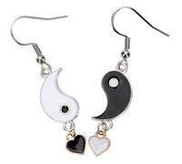 UPKOCH Boucles Oreilles Pendantes Symbole Tai Chi pour Femmes Design Créatif Bijoux Esthétiques pour Décoration Oreilles Adaptées Occasions Formelles et Décontractées