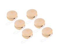 UPKOCH Boules De Yo-yo en Bois Soi-même 6 Pièces pour Garçon Et Filles Jouet Créatif DIY Peinture Stimulante Développement Cognitif Fête Extérieure