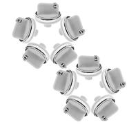 UPKOCH Bouton De Commande Du Chauffe-eau à Gaz Plastique Blanc, Remplacement Rotatif, Sécurité Intégrée, Accessoire Pour Contrôle Température, Lot De 10, Usage Gaz Domestique