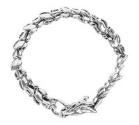 UPKOCH Bracelet Dragon Pour Homme Rétro En Métal Robuste, Style Hip-hop, Chaîne Poignet Masculine, Longueur 21 Cm, Accessoire Mode Urbain Pour Soirées Et Occasions