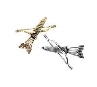 UPKOCH Broche Arc Et Flèche Homme 2 Pièces Style Baroque Épingle Décorative En Métal Solide Pour Cravate Et Costume Fête Et Travail