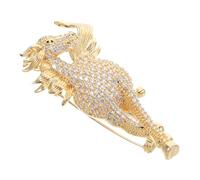 UPKOCH Broche Cheval Alliage à Cristaux Épingle Unisexe Signe Astrologique Accessoire Élégant pour Costumes Foulards et Tenues de Fête Cadeau Symbolique pour Amateurs de l'Astrologie