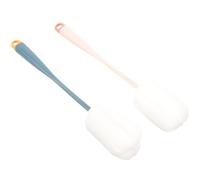 UPKOCH Brosse à bouteille à long manche, brosse de nettoyage pour bouteille 2 pcs, nettoyage de la paroi intérieure, rangement dans le meuble Couleur Aléatoire