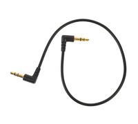 UPKOCH Câble Audio Coudé 3.5 Mm Mâle À Mâle Double Coude 30 Cm Cordon Auxiliaire Court pour Voiture Et Ordinateur Transmission Audio Stable