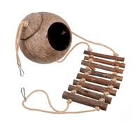 UPKOCH Cachette Naturelle pour Reptiles Échelle Abri pour Lézards Grotte Décorative pour Terrarium Accessoire d'Habitat pour Serpents et Gecko Maison de Cachette en Matériau Solide