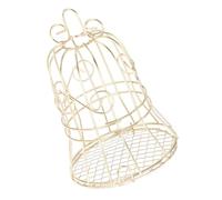 UPKOCH Cage à Oiseaux Dorée Vintage Suspendue Mangeoire Extérieure et Intérieure pour Perruches et Perroquets Décoration de Jardin Mâcher pour Oiseaux