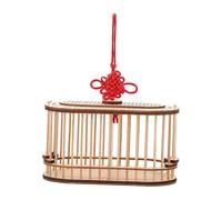 UPKOCH Cage Bois Double Compartiment pour Grillons et Criquets Cage Élevage et Transport Naturelle Panier de Rangement Ventilé pour Garçon Fille et Adultes Amateurs d'Insectes