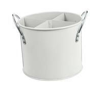 UPKOCH Cage de Rangement Ustensiles Cuisine Pot Multifonctionnel pour Couverts Seau à Vaisselle Panier à Couverts en Métal Organiseur pour Fourchettes Cuillères Baguettes Corbeille à Ustensiles