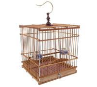 UPKOCH Cage Rectangulaire avec Plateau Amovible Crochet Suspendu Habitat Vintage pour Perruches Amours et Perroquets