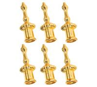 UPKOCH Capuchon de fleur d'abat-jour or 6pcs pièces pour éclairage intérieur lampes décoratives ambiance cosy