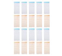 UPKOCH Cartes de Présence Recto-verso Faciles à Écrire Mensuel 100 Feuilles en Papier Style Simple et Élégant Nouvel An pour et Amis