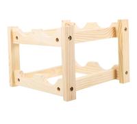 UPKOCH Casier à Vin en Bois Kaki Résistant à l'usure et Difficile à Déformer Support Bouteille Vin pour Bar et Salle à Manger des Amateurs