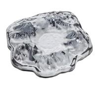 UPKOCH Cendrier de Table en Verre Cristal, Design Iceberg Moderne | Décor de Bureau, Forme Volcan Montagne Neige, Coupe Anti Vent, pour Cigares et Cigarettes