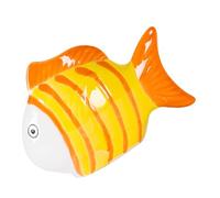 UPKOCH Ceramic Floating Fish Figurines Realistic Hand-Painted Aquarium Decorations Floating Ornaments for Fish Tank and Fairy Garden