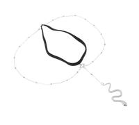 UPKOCH Chaîne De Cuisse Bohème Serpent En Alliage Élastique, Bijou De Corps Multifonction Femme, Accessoire Mode Soirée Plage, Design Argenté Ajustable Et Léger