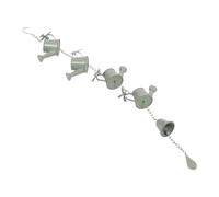 UPKOCH chaîne de Pluie en métal chaînes chaîne de Pluie créative carillons éoliens pour Ton Profond extérieur chaîne de Pluie décorative pour gouttière Longue chaîne de Pluie Le Fer Vert