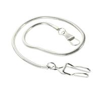 UPKOCH Chaîne Montre Gousset Alliage Métallique Argenté Clip Pratique et Légère pour Poche Accessoire Vintage Rétro pour Costume et Décoration