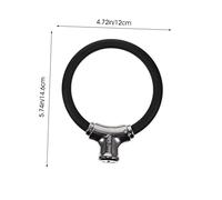 UPKOCH Chaîne Rond Portable Serrure de Sécurité Renforcée avec Clés Protection pour Cadres Guidons et Scooters Petit Modèle Noir