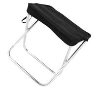 UPKOCH Chaise de Camping bancs sièges Tabouret de Camping Portable en Plein air Dehors Piste chaises Chaise portative extérieure tabourets pliants d'extérieur Alliage d'aluminium Noir