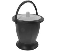 UPKOCH Chambre Pot Portable Pour Adultes Avec Couvercle Et Poignée Urinal Pratique Pour Personnes Âgées Et Femmes Enceintes Seau à Urine Facile à Transporter Nettoyer