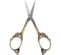 UPKOCH Ciseaux de Beauté Vintage en Acier Inoxydable à Pointe Fine, Petits Ciseaux Portables pour Poils de Nez et Sourcils, Accessoire de Toilettage Compact pour Usage Domestique et Soins Personnels