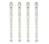 UPKOCH Clarinettes Enfants 8 Trous Ensemble 4 Instruments À Vent En RéSine LéGer Compact Pour Pratique Musicale DéButants Avec BâTon De Nettoyage