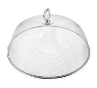 UPKOCH Cloche Alimentaire Pliable En Acier Inoxydable - Protection Anti-Mouches Et Moustiques - IdéAle Pour Barbecues, Camping Et Pique-Niques - DiamèTre 28CM