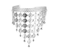 UPKOCH Coiffe De Danse Bandeau Chaînes De Cheveux Vintage Tenue De Danseuse Du Ventre Coiffe De Danseuse Du Ventre Accessoire De Costume Vintage Inde Habiller Les Chaînes