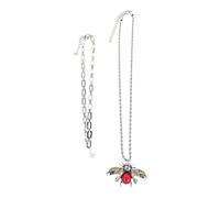 UPKOCH Collier Abeille Vintage en Alliage de Zinc Argenté Pendentif Multiple Rangs Léger et Confortable Bijoux pour Adolescentes et Femmes Présent Symbolique D’Amitié ’Amour