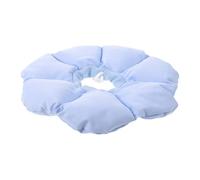 UPKOCH Collier Ajustable pour Chat et Chien M Bleu, Cône Gonflable Antidérapant en Nylon, Collerette Légère et Imperméable pour Protection Postopératoire et Cicatrisation Rapide