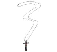 UPKOCH Collier Breloque Croix Arc-en-Ciel en Acier Titane Pendentif Lgbtq, Design Élégant Décoratif Cadeau Saint-Valentin pour Chaîne de Cou