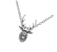 UPKOCH Collier Fin avec Pendentif Cerf Sika Chaîne Délicate pour Femme et Homme