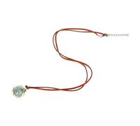 UPKOCH Collier Pendentif D'aromathérapie En Acier Inoxydable Vintage, Diffuseur D'huile Essentielle Réutilisable Pour Femme, Chaîne Ras Du Cou Parfumée, Accessoire Bien-quotidien