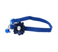 UPKOCH Collier pour Animal Fleur Ajustable avec Clochette Accessoire Mignon pour Chat et Chien Bleu Pratique