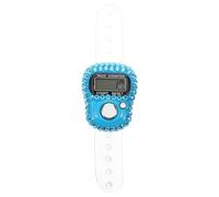 UPKOCH Compteur de Doigts Manuel Mini Écran Numérique Portable et Réinitialisable Anneau Compteur Bleu Compact pour Sport Athlétisme Course et Comptage Précis des Points