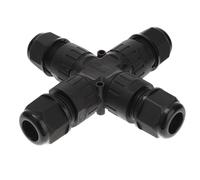 UPKOCH Connecteur Étanche Voies et Laiton Protection Câble Extérieure pour Éclairage LED et Équipements Extérieurs Compact