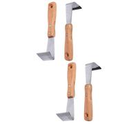 UPKOCH Coupe-Mains Scarificateurs Manuels pour Jardin, 2 Pièces, Lame en Acier Et Manche en Bois, Utilisation Jardinage Extérieur Et Entretien des Arbres Fruitiers, Léger Et Pratique