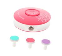 UPKOCH Coupe-ongles Électrique Garçon Et Filles 3 Têtes De Lime Kit Rose Rouge Outil Soin Ongles Sécurité Facile Entretien Voyage Bébé