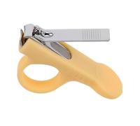 UPKOCH Coupe-ongles Pliable Sécurisé Bébé, Mini Kit Soin Ongles Ergonomique, Acier Inoxydable, Usage Quotidien Infantile, Outil Manucure Confortable, Jaune Clair,