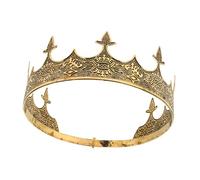 UPKOCH Couronne De Roi Pour Cosplay Et Anniversaire Accessoire De Prince Pour Homme Et Garçon Design Européen Classique