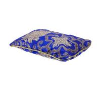 UPKOCH Coussin de Poignet pour Usage Quotidien Oreiller de Médecine Chinoise en Tissu Floral Bleu Riche Remplissage Sarrasin Accessoire Léger et Lavable pour Diagnostic du Pouls