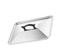UPKOCH Couvercle de Marmite Outil de Cuisson Couvercle de Poêle Couvercle de Couvercle Universel Casserole en Acier Inoxydable
