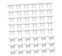 UPKOCH Couvercles de Prise de Sécurité pour Bébé 50 Pcs en Abs Blanc Protection Électrique Multi-fonction pour Chambre D'garçon et Filles et Maison Sûreté Garçon et Filles
