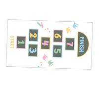 UPKOCH de Plancher de marelle Jouet d'enfant décoration de d'enfant Jeux pour Enfants Jeux Enfants Sticker Jeu de marelle pour d'enfant Tapis de marelle Papier
