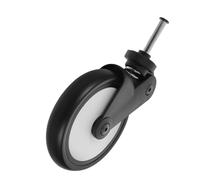 UPKOCH de Poussette Caoutchouc Élastique Roulettes Pivotantes pour Remplacement Adaptées à Divers Terrains Maniabilité Facile et Installation Rapide