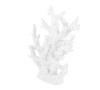 UPKOCH Décor Aquarium Résine Imitation Blanc Résistance Eau Ornement Poisson Décoratif pour Réservoir Poissons